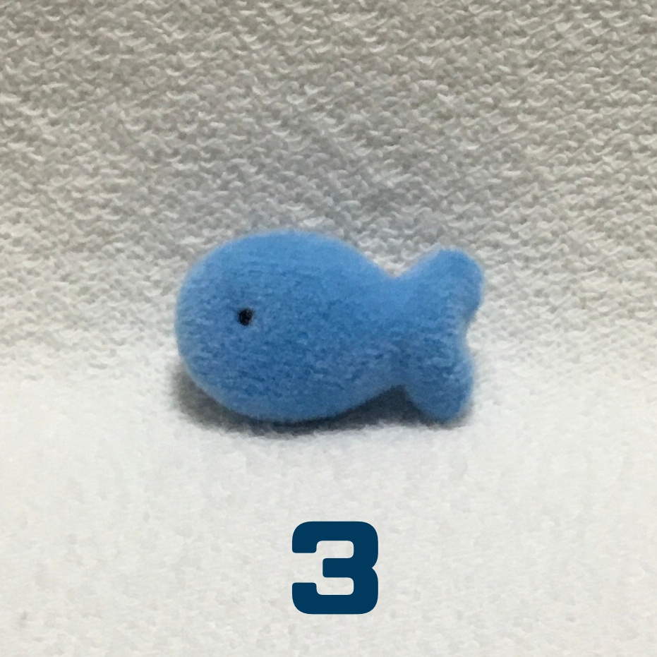 さかなのぬいぐるみブローチ