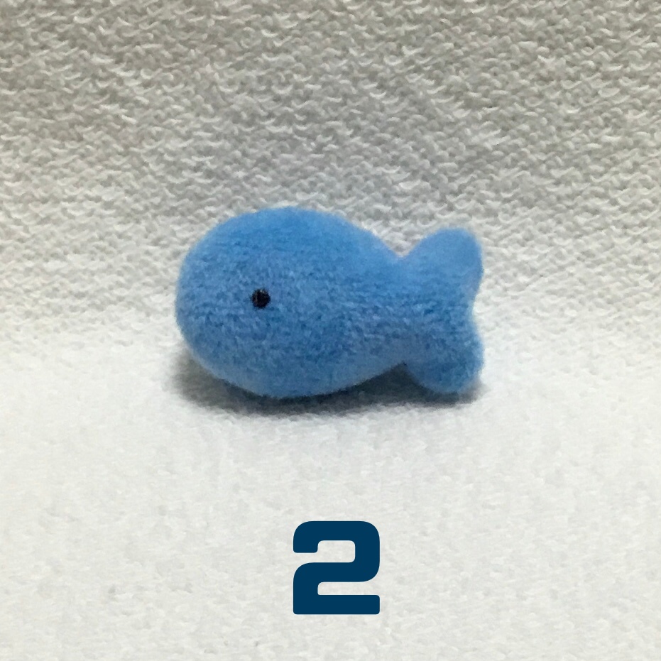 さかなのぬいぐるみブローチ