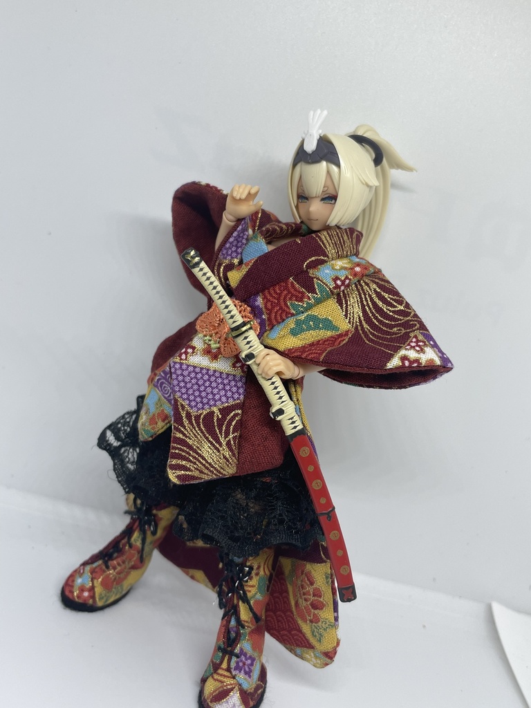 1/12サイズ 和柄コートマント｢将門｣