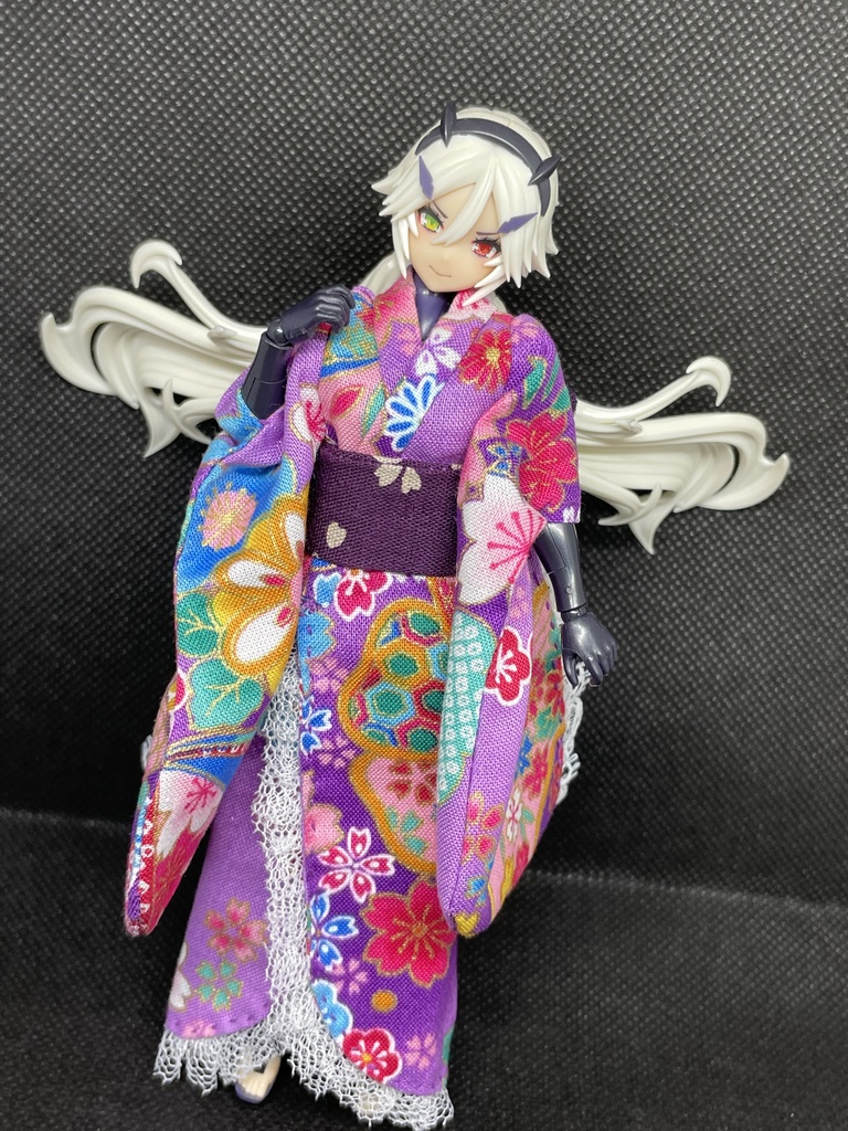 1/12サイズ 着物 草履セット