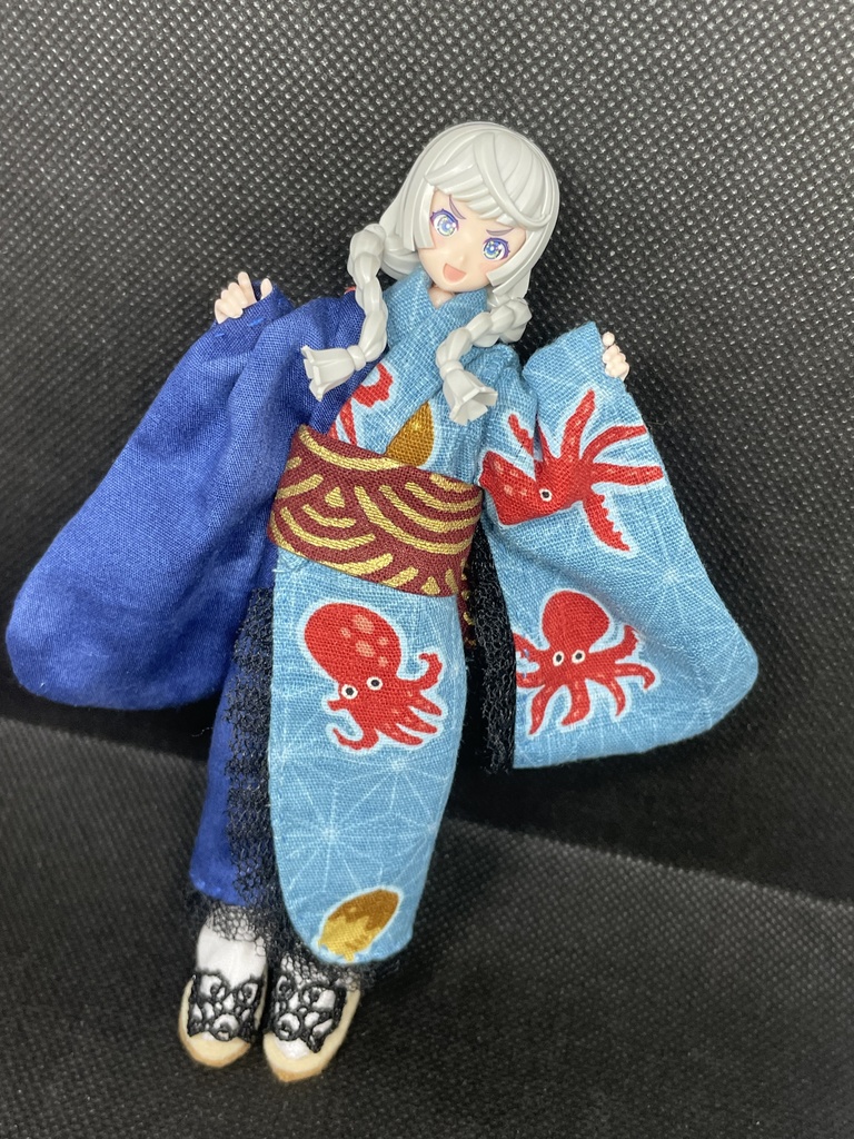 1/12サイズ 着物 草履セット