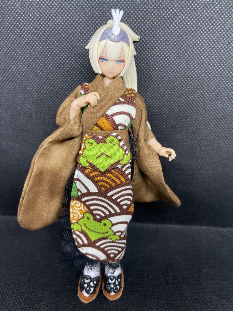 1/12サイズ 着物 草履セット