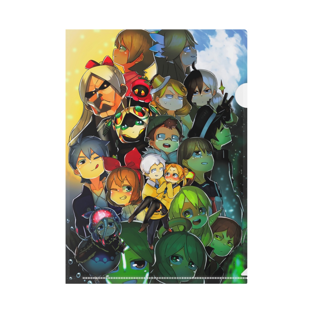 またろうクリアファイル