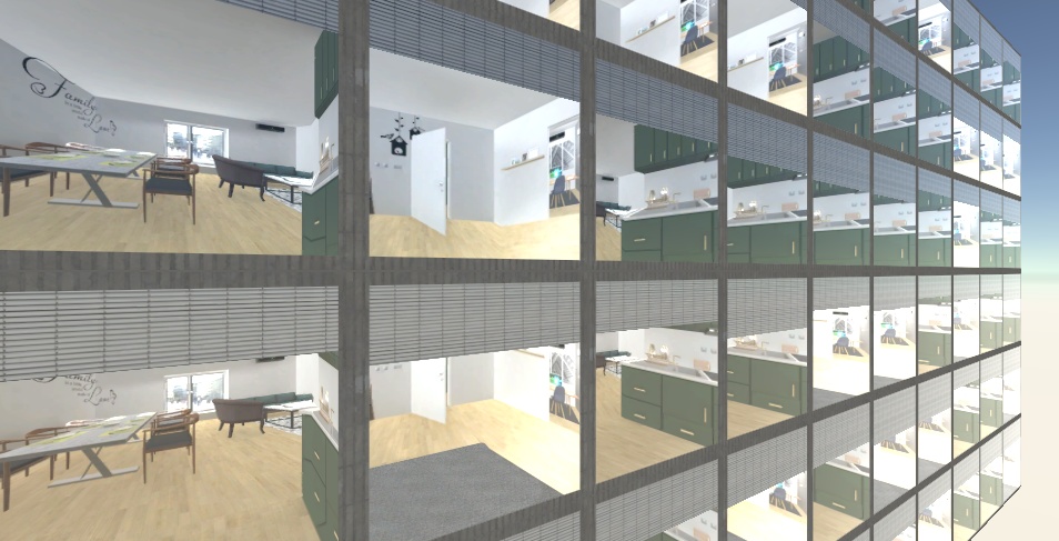 インテリアキューブマッピング