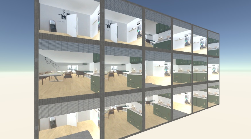 インテリアキューブマッピング