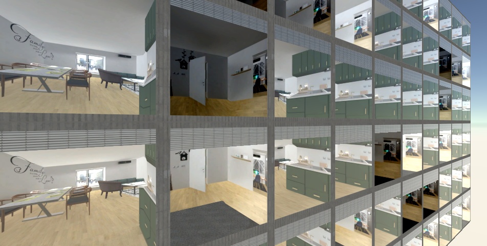 インテリアキューブマッピング