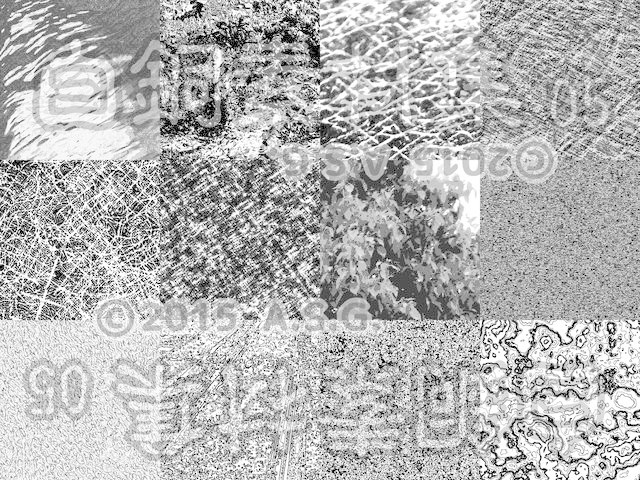 白銅素材集 05 『白黒斑模様っぽい何か』