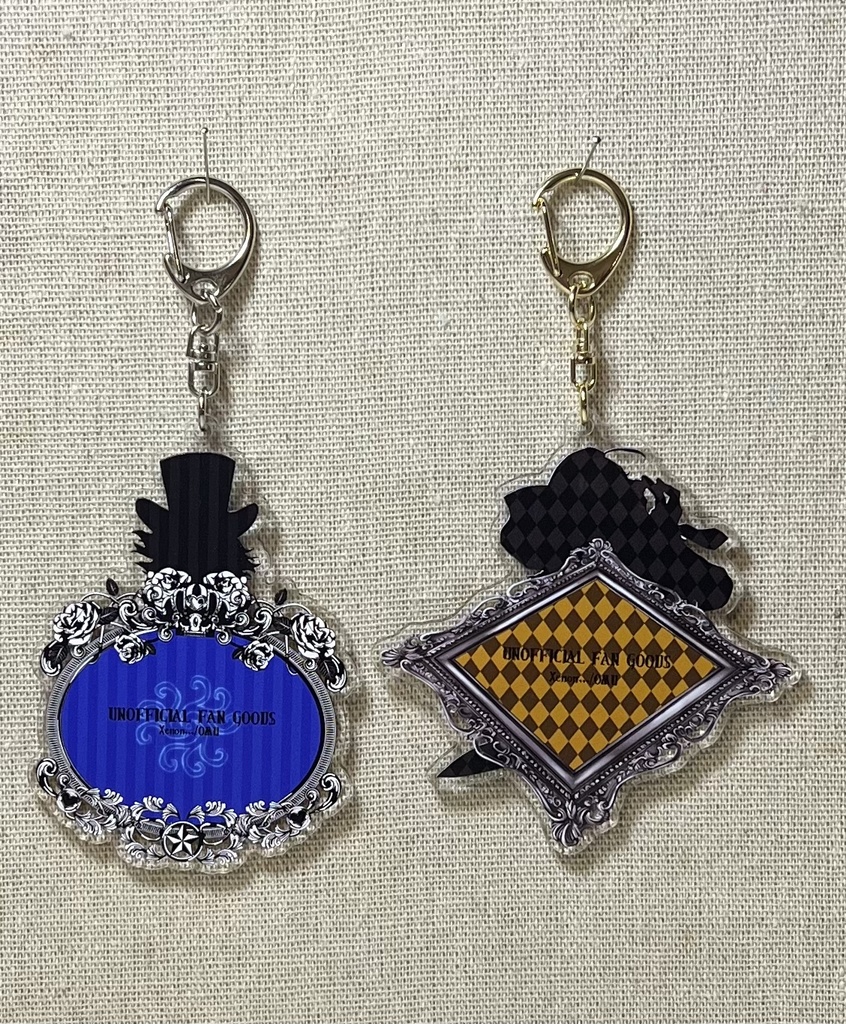 アクリルキーホルダー【良い子・黒い羊】