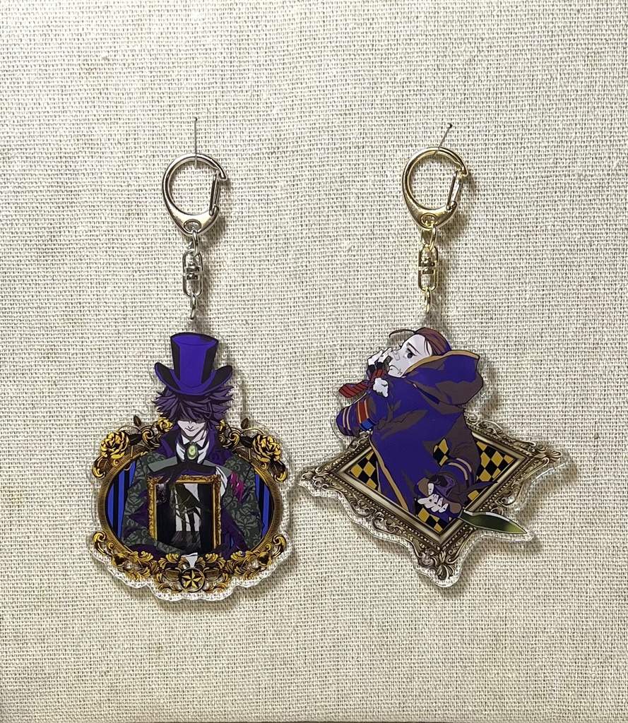 アクリルキーホルダー【良い子・黒い羊】