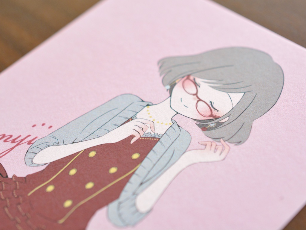 イラストカード「もみじ」