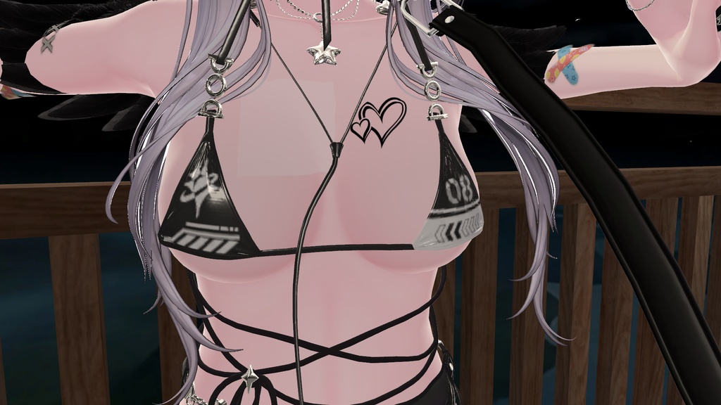 ワンポイントハートタトゥ♡