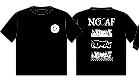 NO❤︎AF Tシャツ