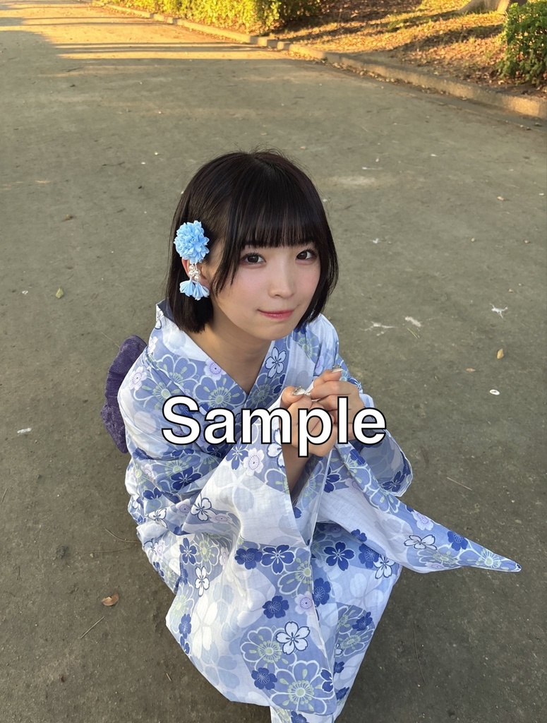雫姫みゆう　浴衣チェキ