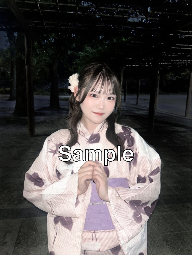 虹乃ひまり　浴衣チェキ