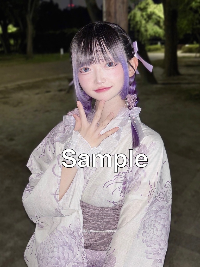心安かなえ　浴衣チェキ