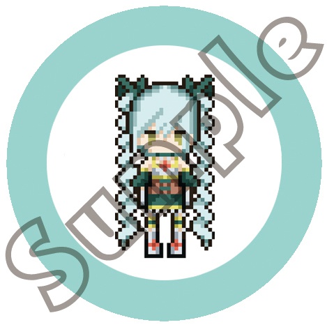 【山ノ手線GAME】ミキ　ドット絵　缶バッヂ