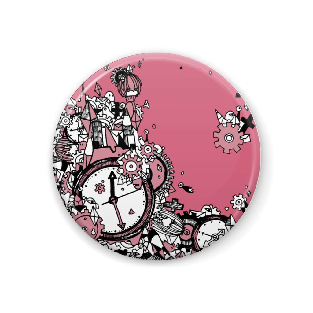 Nanonの缶バッジ Red