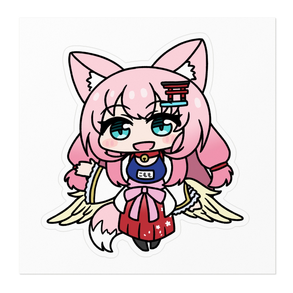 御霊こももステッカー(Stand)【公式】