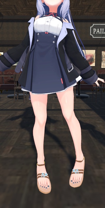 【VRChat想定】夏色サマーサンダル