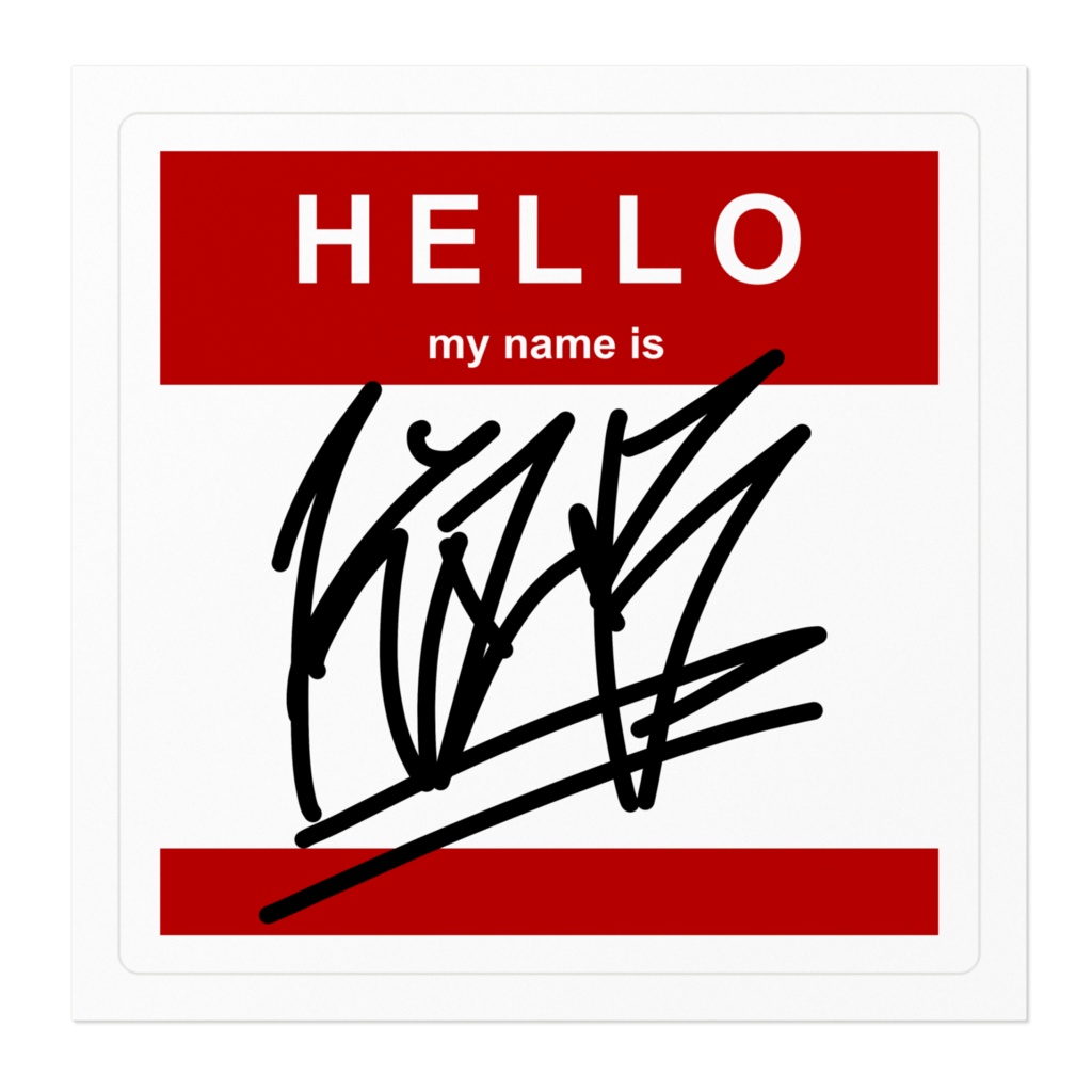 ハローステッカー(TYPE-A)