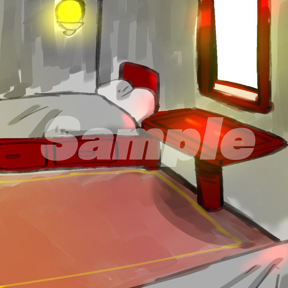 寝台列車・宿泊車両素材