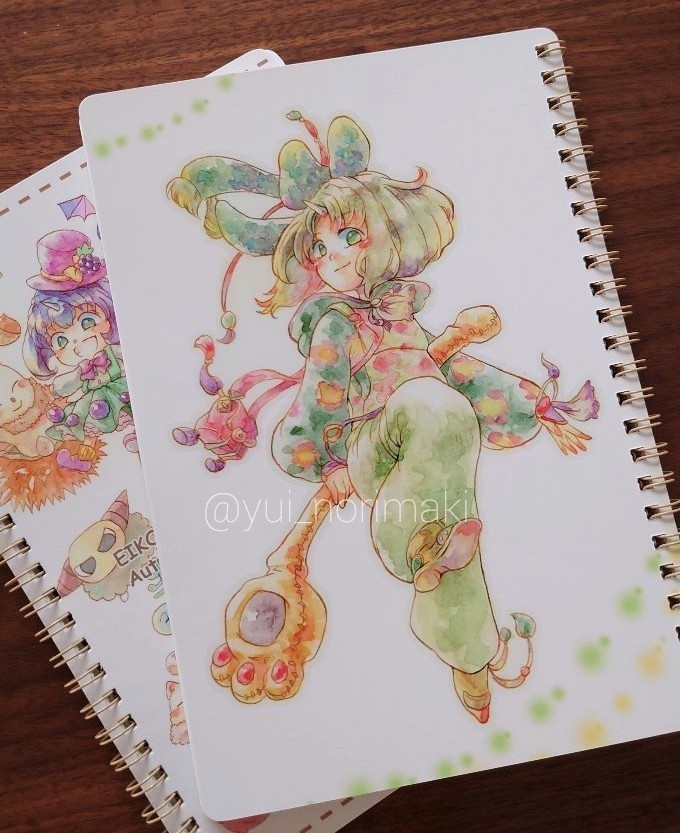 【難あり】リングノートとポストカード2枚