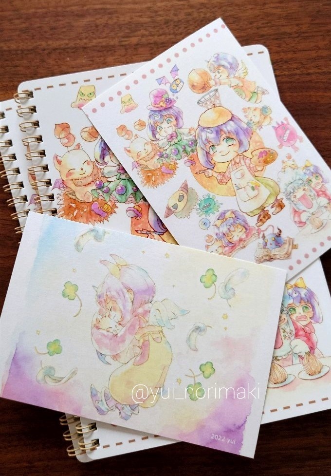 【難あり】リングノートとポストカード2枚