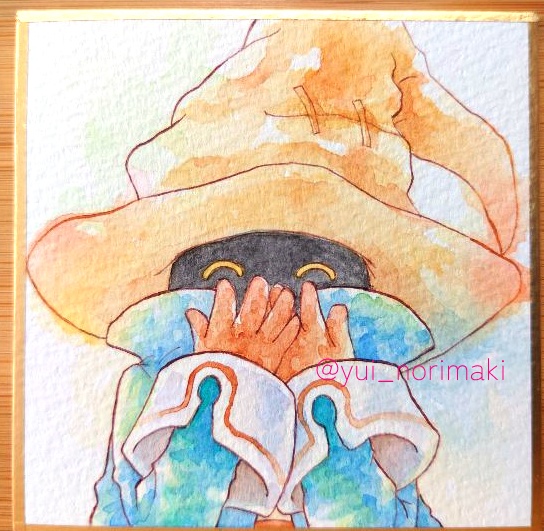 イラスト本と豆色紙のセット