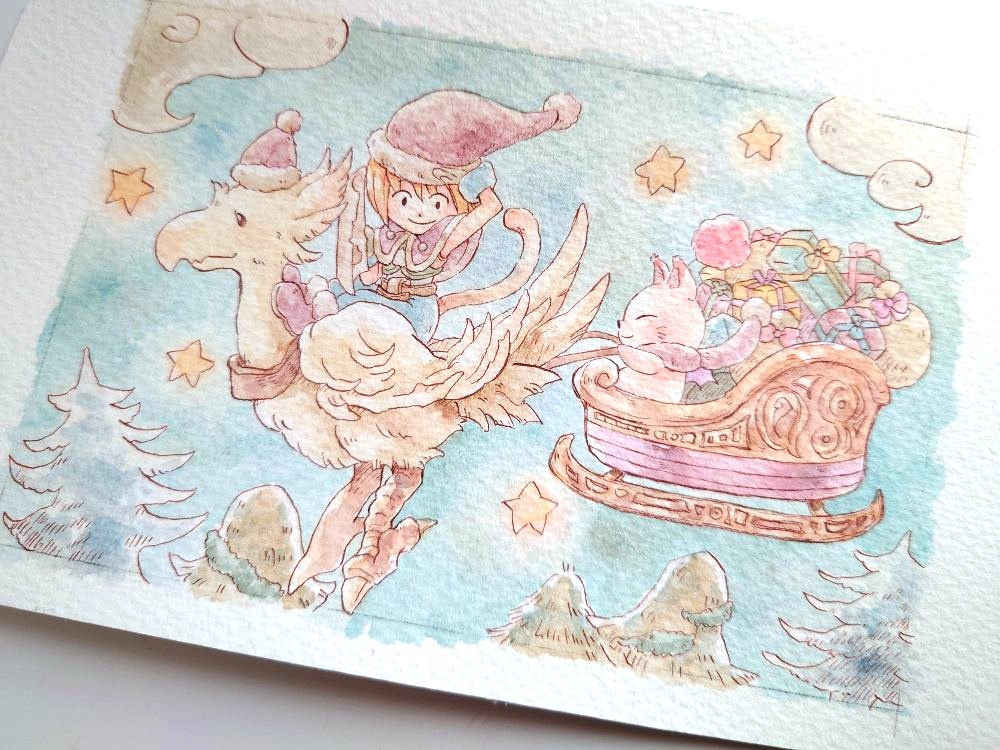 はがきサイズ原画