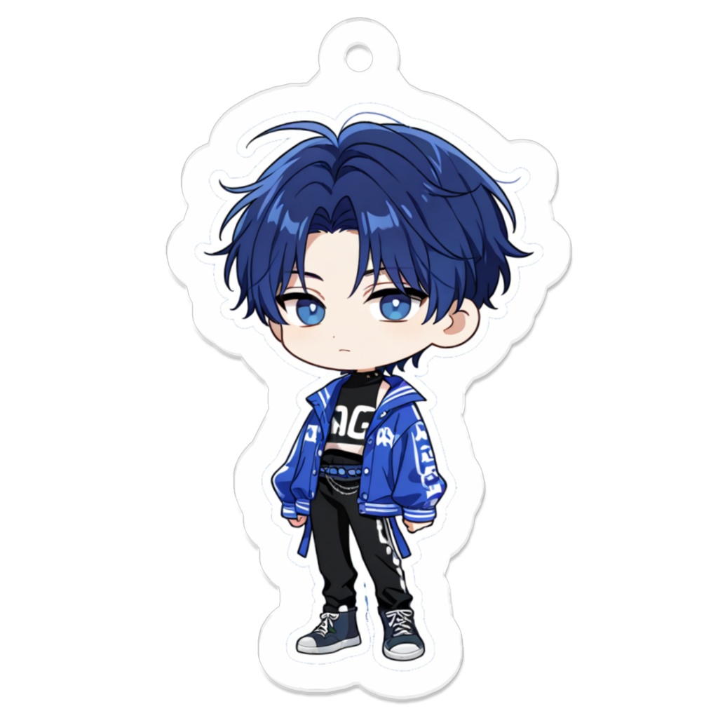 青髪イケメン男子