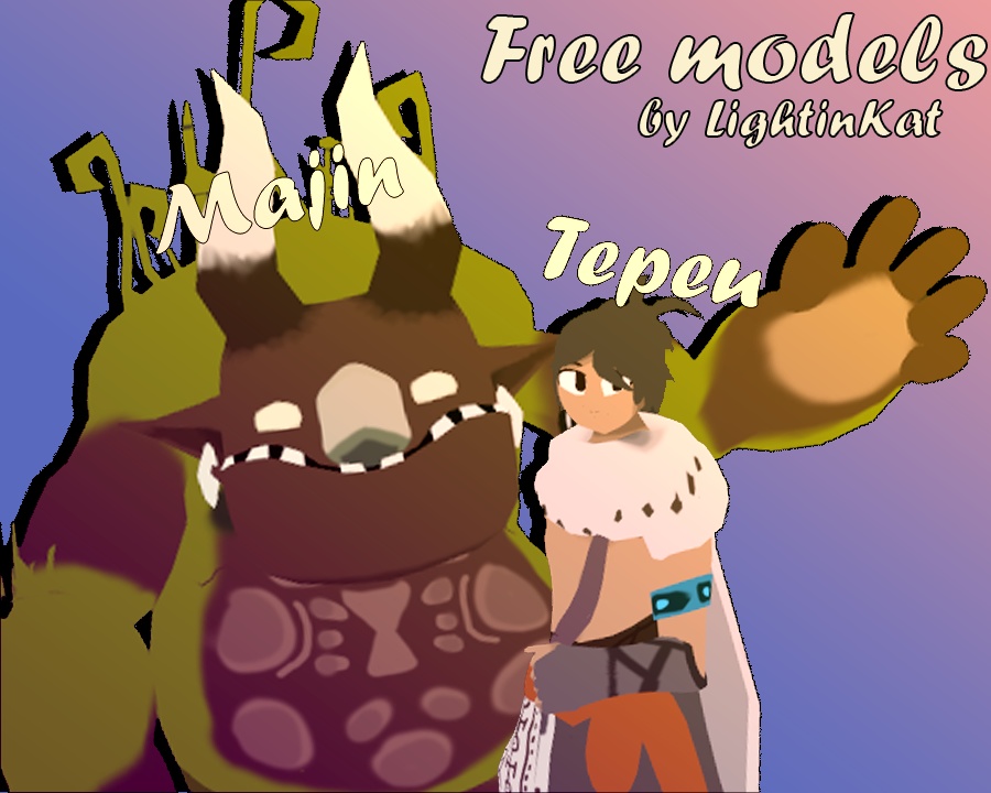 Tepeu and Majin models