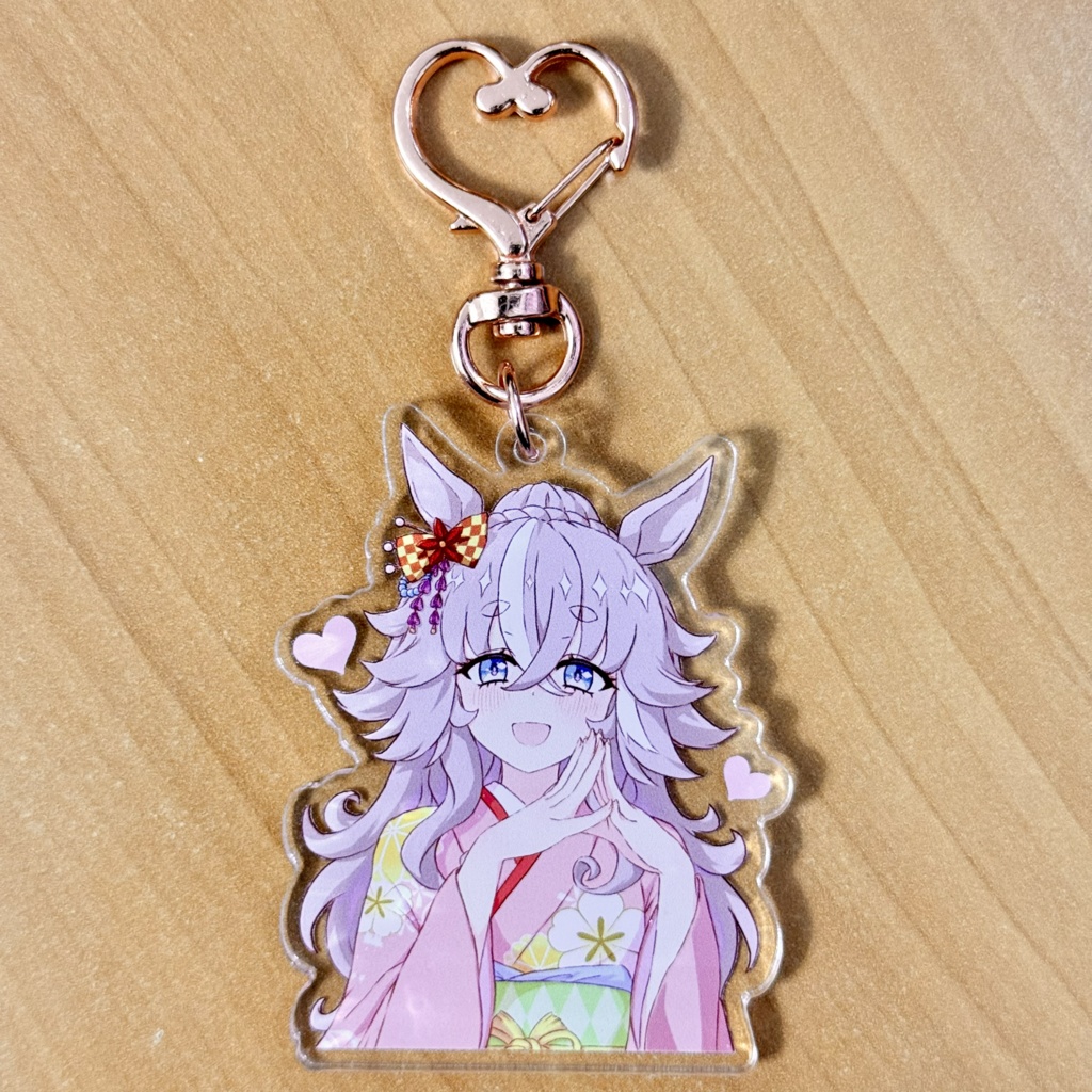 着物アキュート アクリルキーホルダー