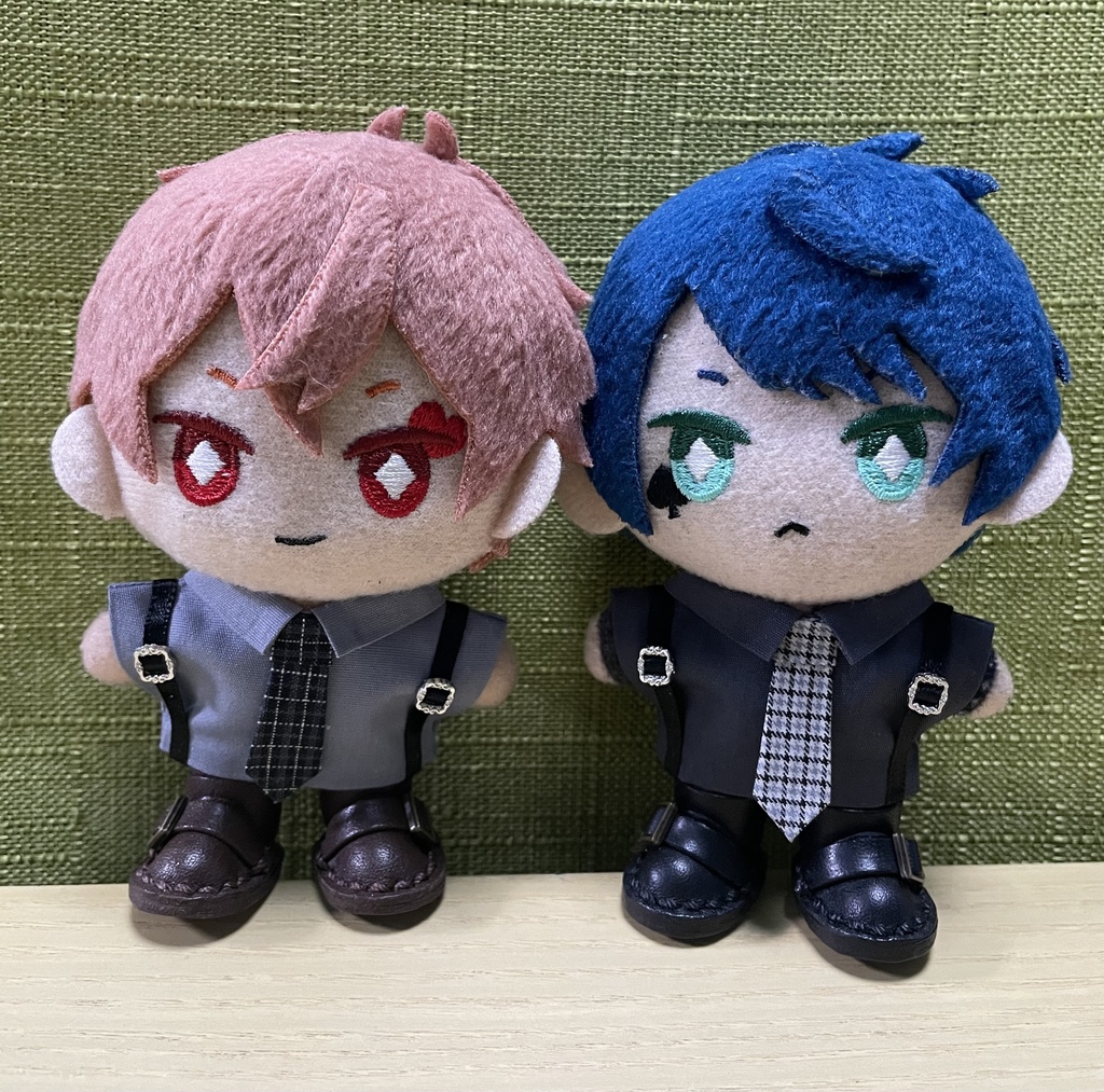 ぬい服10cm 】ネクタイ付きサスペンダーシャツ - ジョン工房 - BOOTH