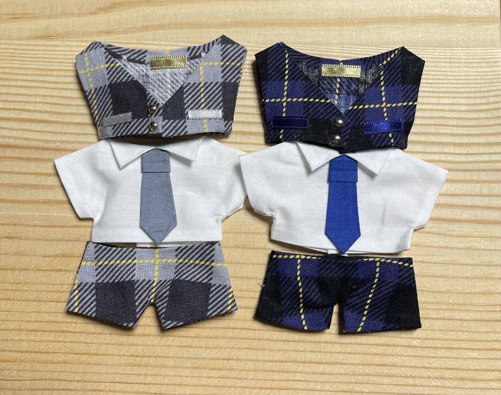 【ぬい服10cm 】 ベスト3点セット