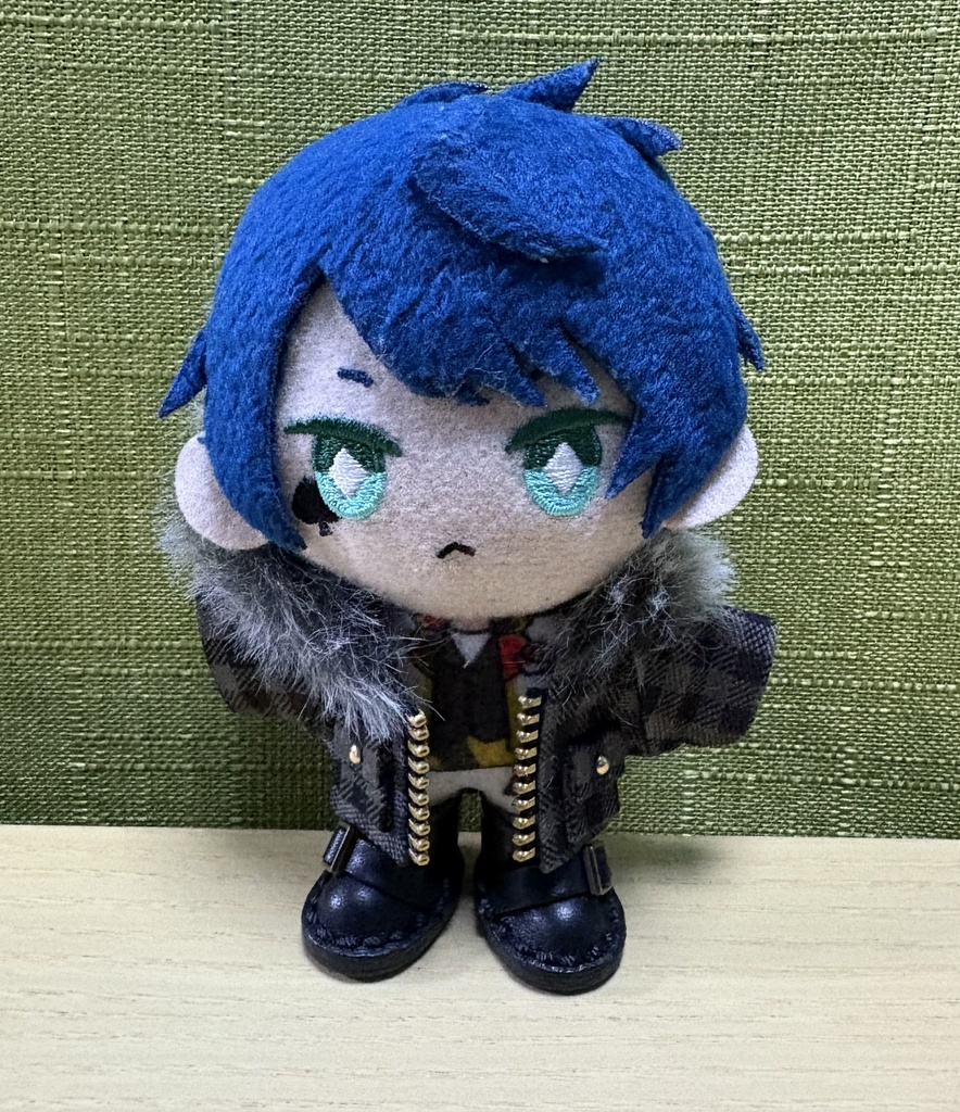 【ぬい服10cm 】ファー付パーカージャケット