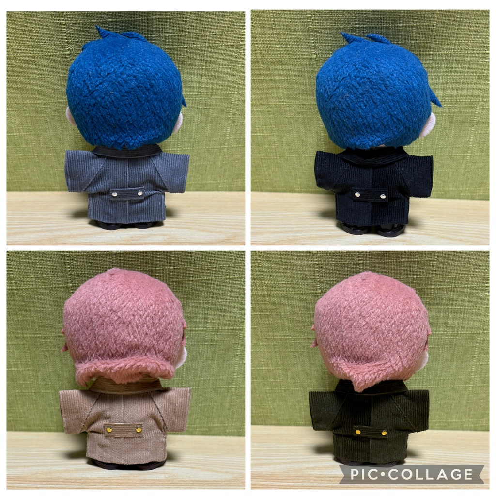 【ぬい服10cm 】 コーディロイコート