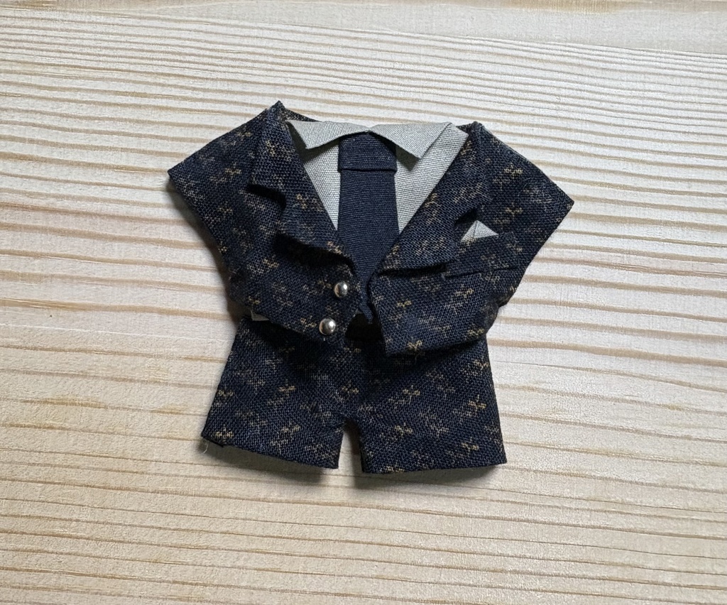 【ぬい服10cm 】 スーツ3点セット