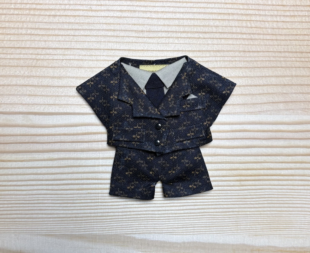 【ぬい服10cm 】 スーツ3点セット