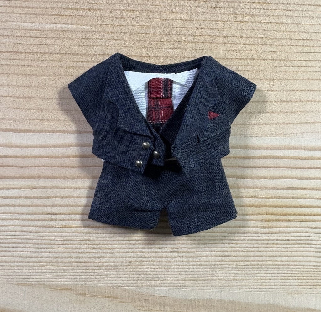 【ぬい服10cm 】着回し スーツ4点セット