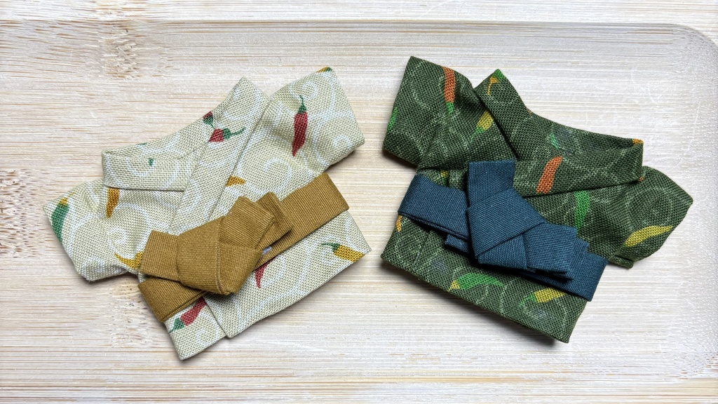 【ぬい服10cm 】唐辛子柄🌶️浴衣セット