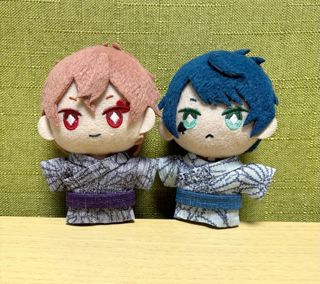 ぬい服10cm 】ちぢみ生地 浴衣セット - ジョン工房 - BOOTH
