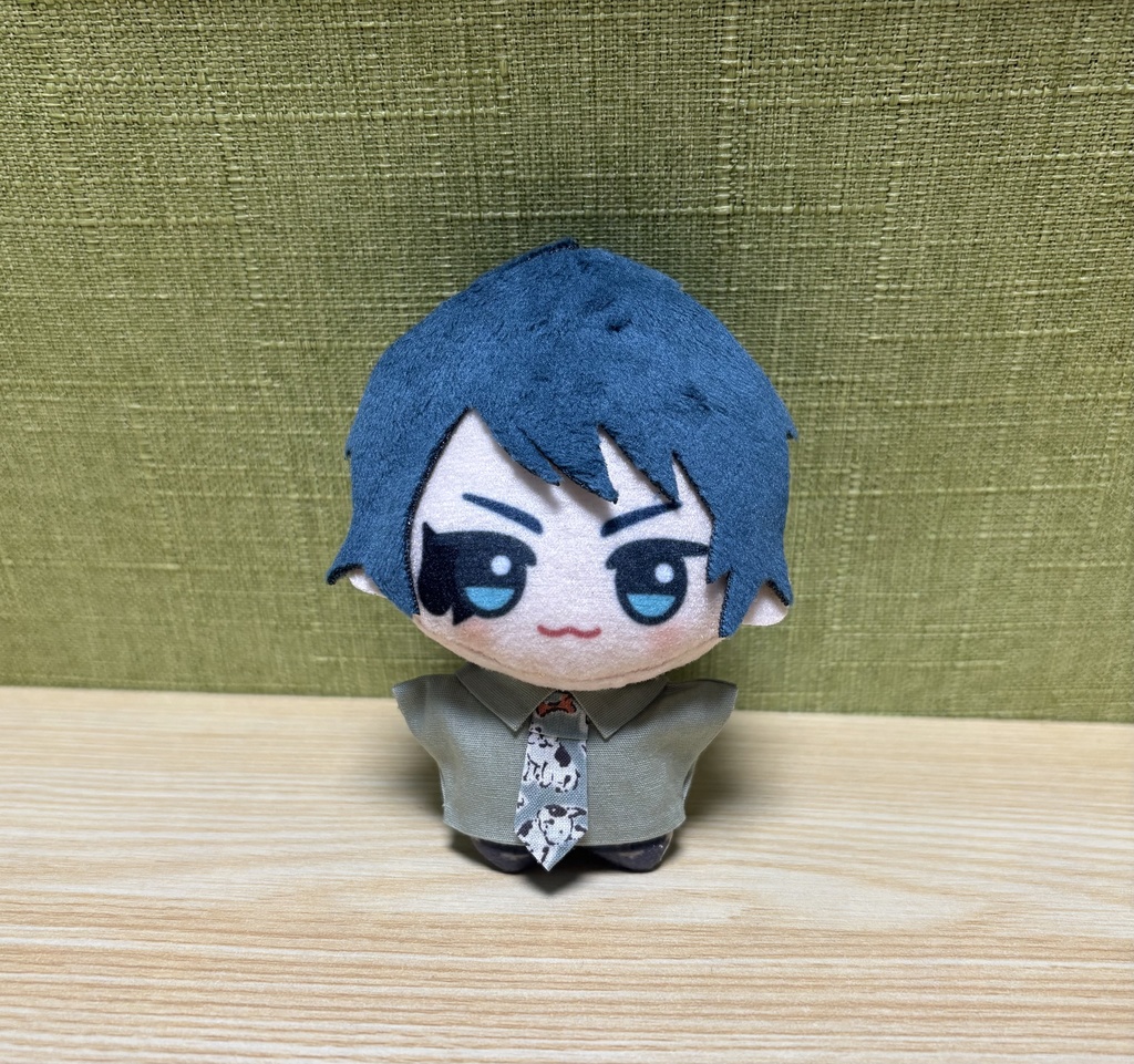 【チビちびぐるみ8㎝】ネクタイ付シャツ