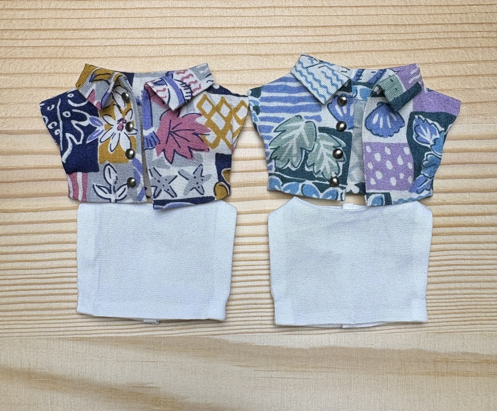 【ぬい服10cm 】アロハシャツセット