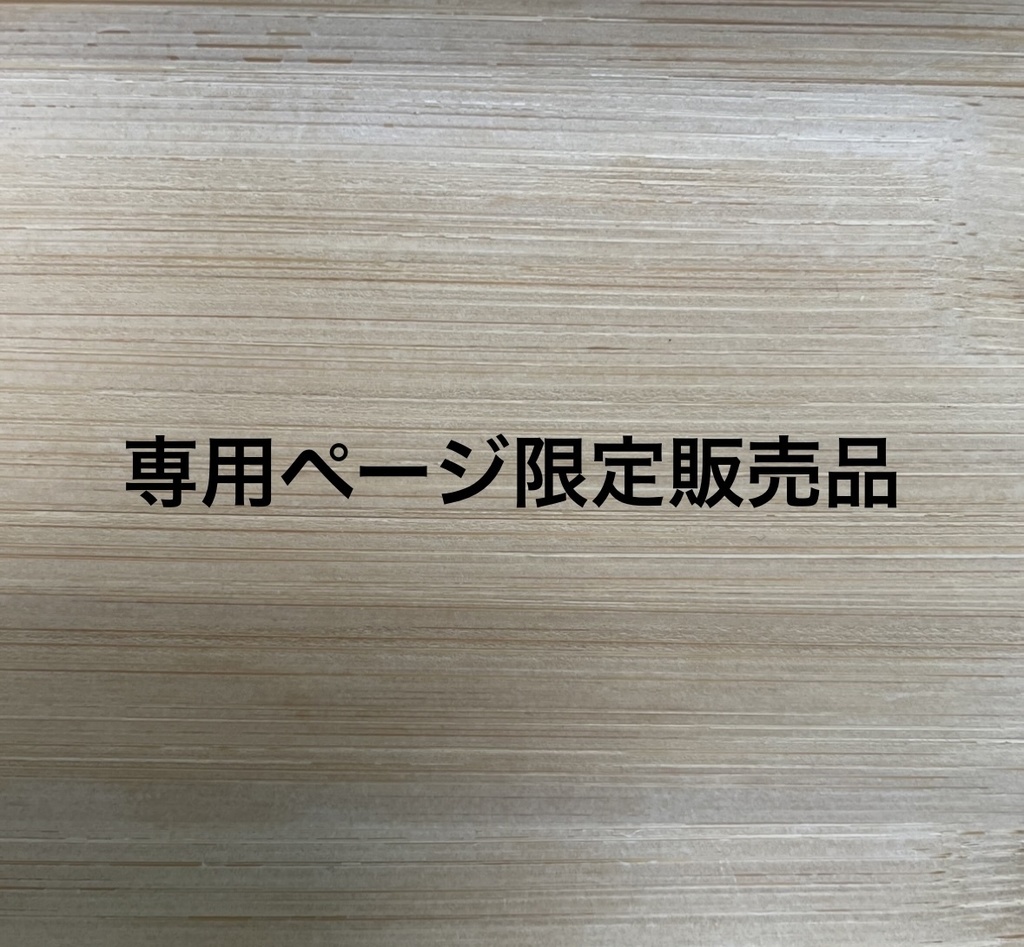専用ページ限定販売品