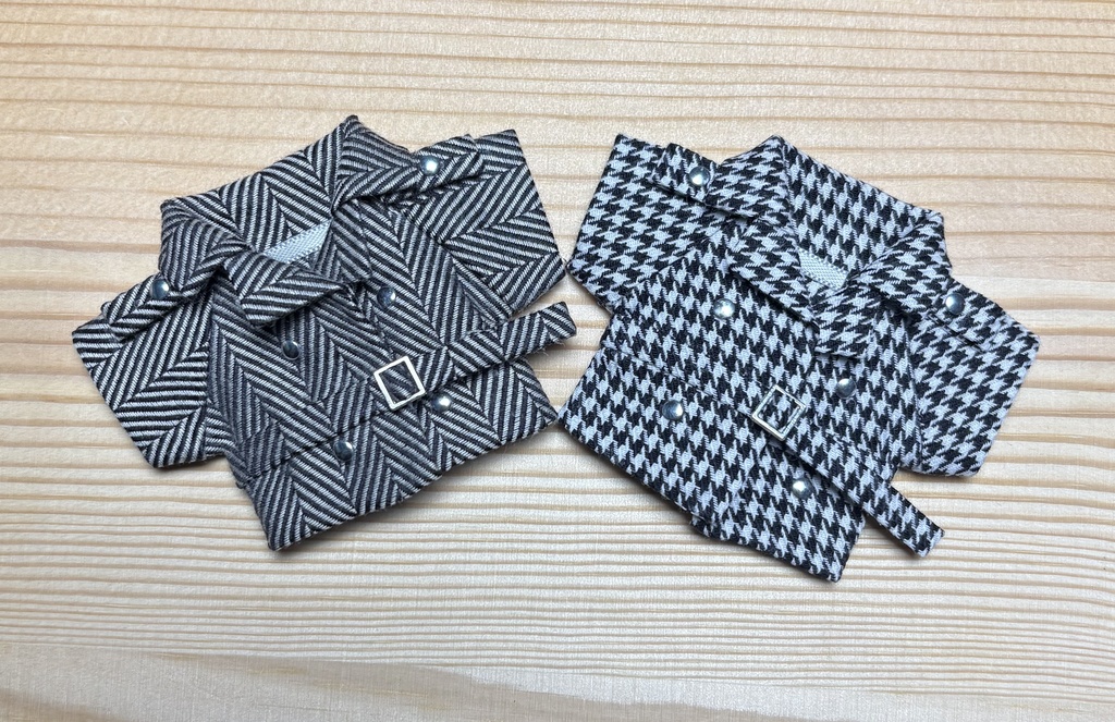 【ぬい服10cm 】 トレンチコート　２種