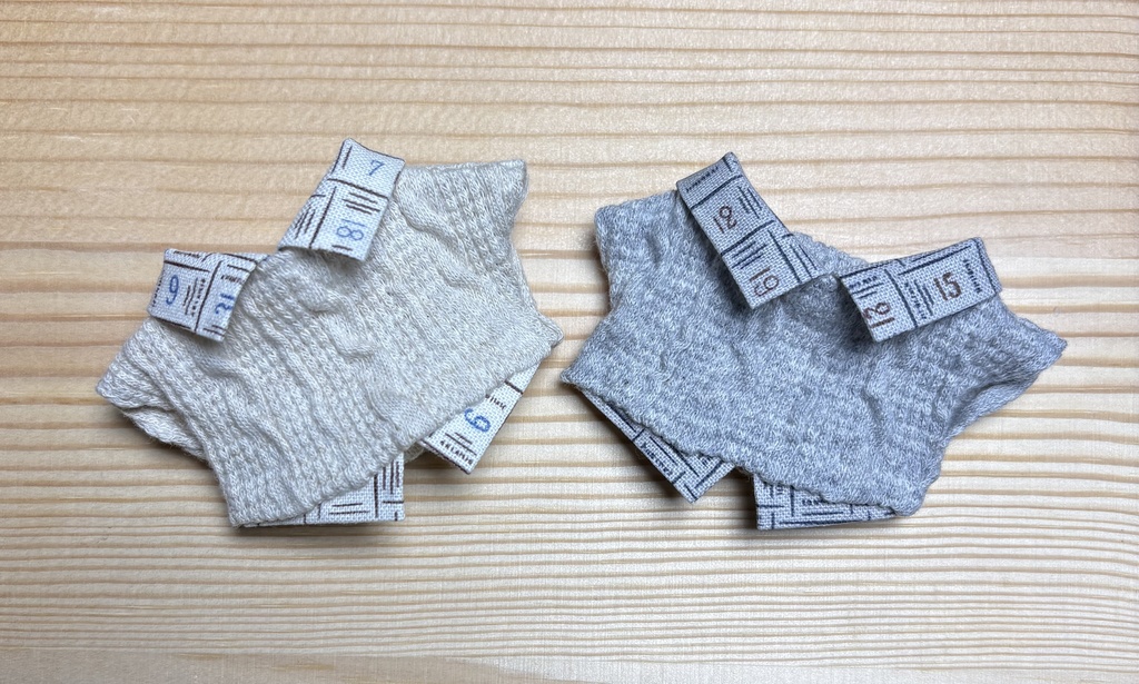 【ぬい服10cm 】 重ね着風ニットシャツ