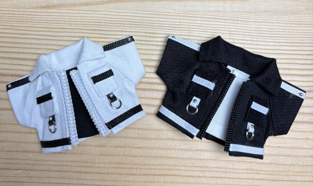 【ぬい服10cm 】 モノトーンジャケット