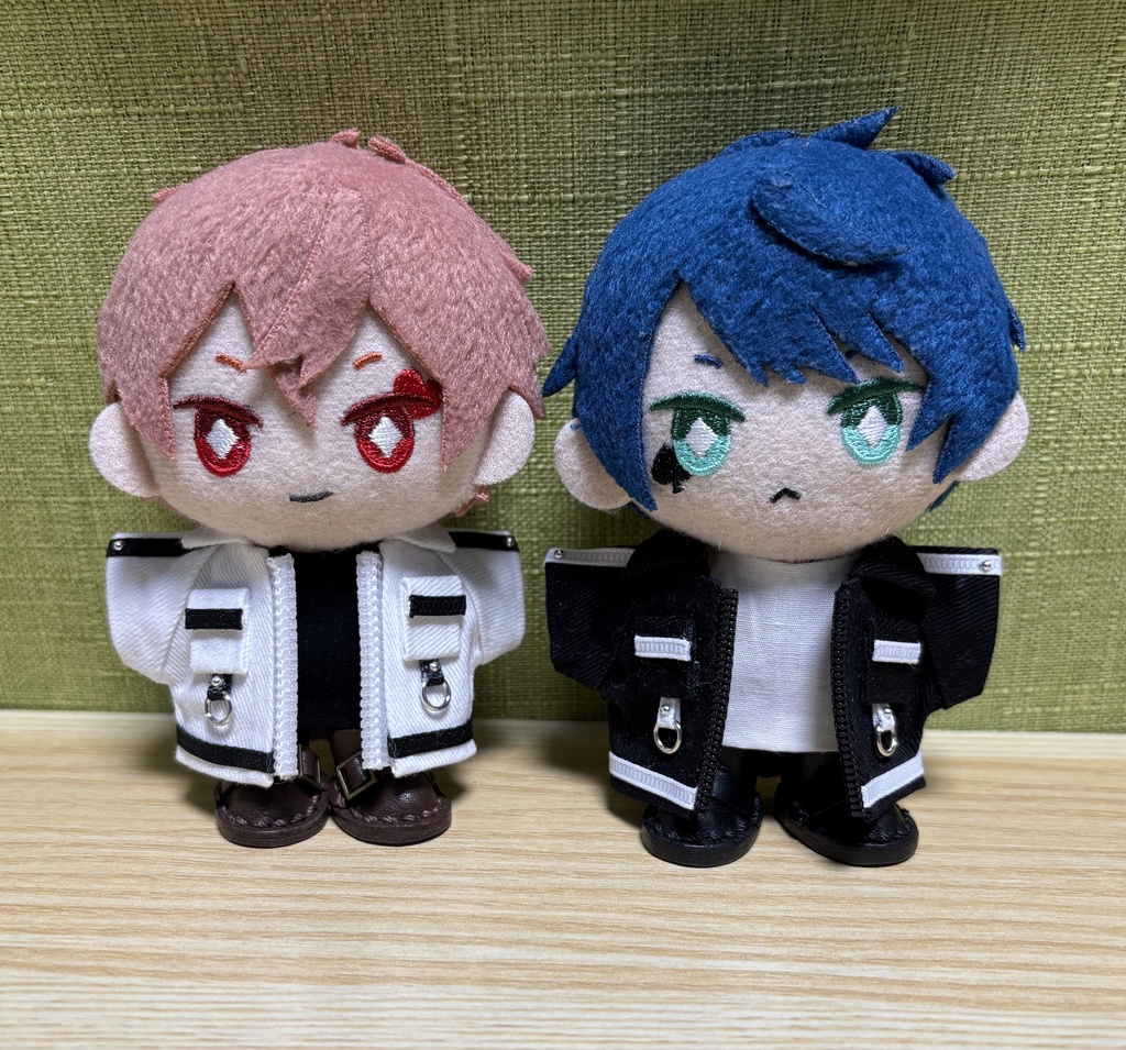 【ぬい服10cm 】 モノトーンジャケット　