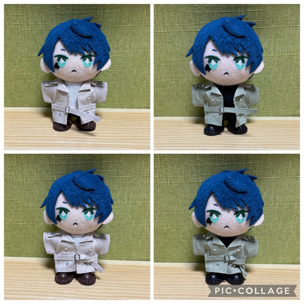 【ぬい服10cm 】 トレンチコート　２色