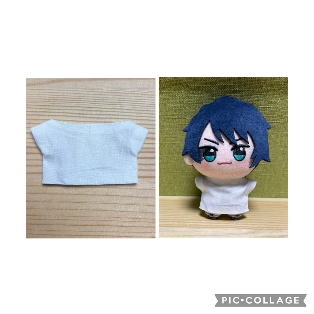 【ちびぐるみ用】ぬい服 カラージャケット/インナーシャツ